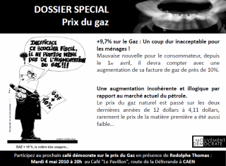 Dossier spécial Prix du gaz en Normandie (Manche Orne Calvados)